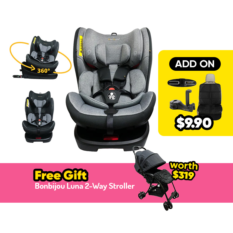 Bonbijou Orbit 360 Carseat + FREE GIFT
